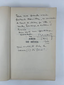 Ames de bêtes. Un des 10 ex. hors-commerce sur chiffon.