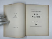 Les nègres. Texte espagnol & traduction par Guy Lévis Mano. Un des 25 exemplaires sur vélin du Marais signés par l'éditeur,  marqués de A à Z réservés aux amis de GLM. Exemplaire Z.  par Federico GARCIA LORCA - Guy LEVIS MANO - Image 2