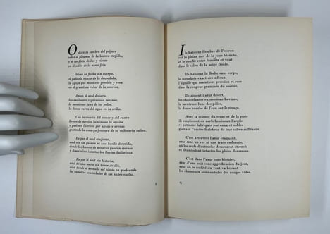 Les nègres. Texte espagnol & traduction par Guy Lévis Mano. Un des 25 exemplaires sur vélin du Marais signés par l'éditeur, marqués de A à Z réservés ...