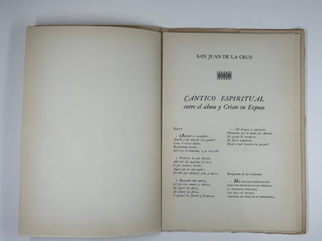 CANTIQUE SPIRITUEL. Texte du manuscrit de Jaen. Version française par Guy Lévis Mano & neuf images par Raymond Gid & typographie par GLM. Un des 25 ...