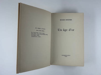 L'âge d'or. Tirage de tête. Un des 15 ex. sur alfa.