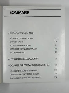 Les Alpes Valaisannes. Les 100 plus belles courses.