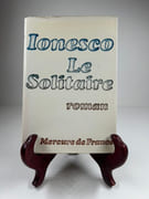 Le Solitaire. Roman. Bel envoi à pleine page à l'auteur et éditeur belge Willy Vandermeulen. par Eugène IONESCO - Image 1