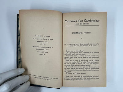 Mémoire d'un cambrioleur retiré des affaires