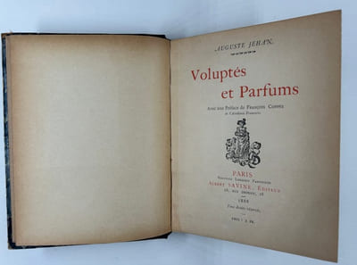 (POESIE) Voluptés et Parfums. Préface de François Coppée /  Morale /  Raillerie. Réunions de 3 recueils reliés en un volume avec un triple envoi à la Duchesse de Rohan. 