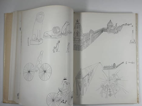Réunion de 3 publications : 1/ Steinberg DESSINS, Gallimard, 1956 2/ Steinberg, Repères  Cahiers d'art contemporain n°30, Galerie Maeght Lelong, 1986, ...