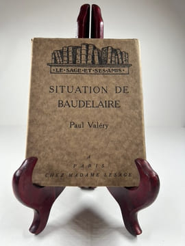 Situation de Baudelaire. PAUL VALERY