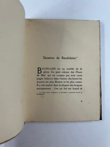 Situation de Baudelaire