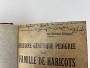 Une révolution biologique ! Histoire génétique "pedigree" d'une famille de haricots, par l'abbé Germain Vieules. Directeur de l'Observatoire de Météorologie Agricole Positive, de l'Institut de Génétique technique et appliquée et de la Revue Internationale de Génétique, Nages.   par Abbé Germain Vieules - Image 4