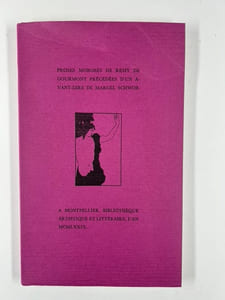 Proses Moroses. Précédées d'un avant-dire de Marcel Schwob.