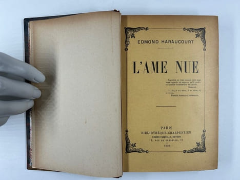 L'Ame Nue. Edmond HARAUCOURT