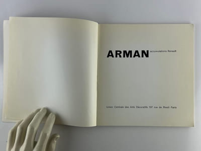 (Catalogue d'exposition) ARMAN Accumulations Renault