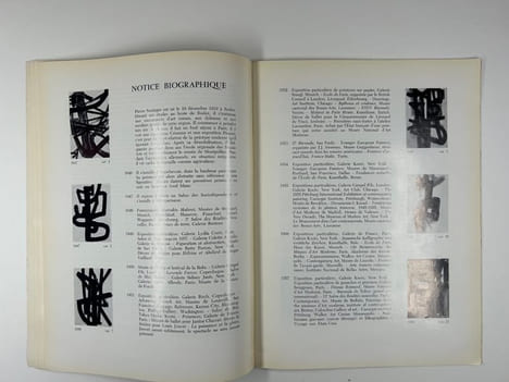 Catalogue d'exposition. SOULAGES. Musée National d'Art Moderne Paris  22 mars - 21 mai 1967. PIERRE SOULAGES  Texte de Bernard Dorival