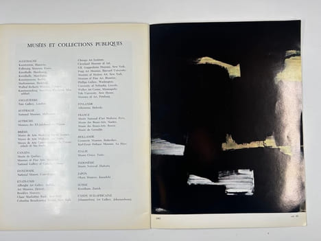 Catalogue d'exposition. SOULAGES. Musée National d'Art Moderne Paris  22 mars - 21 mai 1967. PIERRE SOULAGES  Texte de Bernard Dorival