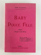 (CURIOSA) Baby Douce Fille. Suivi de lettres concernant la flagellation des femmes et des filles. Le tout illustré par un maître du crayon. Illustrations de Louis Malteste.  par Sadie BLACKEYES (Pierre Mac Orlan)  - Image 1