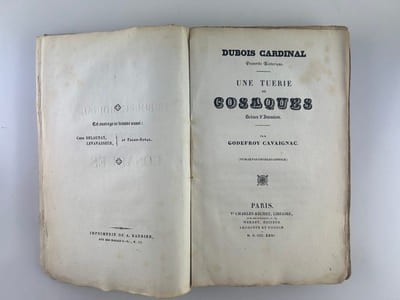 Dubois Cardinal, proverbe historique. Une tuerie de cosaques, scènes d'invasion.