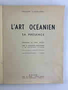 ARTS PREMIERS - TRIBAL ART - L'Art Océanien. Sa présence. Introduction de Paul Rivet. Textes de Guillaume Apollinaire et de Tristan Tzara. Etude présentée par Madeleine Rousseau. 215 reproductions- 4 cartes.  par Guillaume Apollinaire -  Tristan Tzara - Cottie Burland - Jacques Faublée - R. Carle - Jean-Pail Faivre - Simone Jacquemont. -Pierre Guilbaud - Olivier le Corneur - Image 3