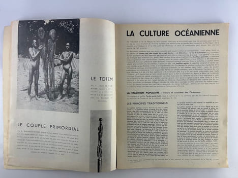 ARTS PREMIERS - TRIBAL ART - L'Art Océanien. Sa présence. Introduction de Paul Rivet. Textes de Guillaume Apollinaire et de Tristan Tzara. Etude ...
