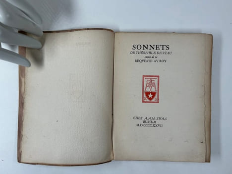 SONNETS. Suivis de la REQUESTE AU ROY . Théophile de VIAU