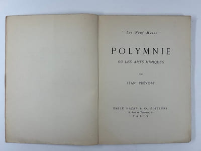Polymnie ou Les Arts Mimiques