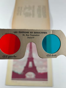 Paris en relief par les anaglyphes
