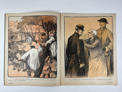 L'Assiette au Beurre . La petite ville, N°2: Au pays noir.  N°134 24 octobre 1903, 