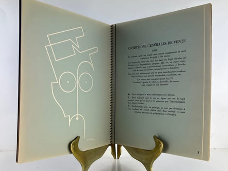 ETABLISSEMENTS NICOLAS. Liste des grands vins fins 1931. Illustrations de A.M. Cassandre. Complet du feuillet volant sur les appellations d'origine ...