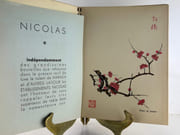 Etablissements Nicolas. Liste Des Grands Vins Fins 1950. Sous le Signe du Soleil Levant. Illustrations de R. HARADA. Mise en page d'Alfred LATOUR. par HARADA - Image 2