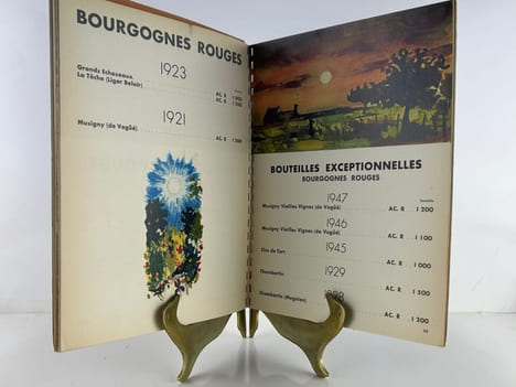 ETABLISSEMENTS NICOLAS. Liste des grands vins fins 1956. Sous le signe de l'Ile-de-France. . ETABLISSEMENTS NICOLAS. Peintures de Roland OUDOT.