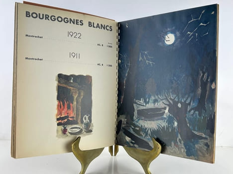 ETABLISSEMENTS NICOLAS. Liste des grands vins fins 1956. Sous le signe de l'Ile-de-France. . ETABLISSEMENTS NICOLAS. Peintures de Roland OUDOT.