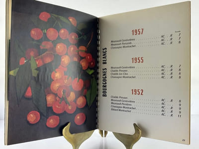 ETABLISSEMENTS NICOLAS. Liste des grands vins fins 1961 Sous le signe des fruits de la terre de France.