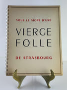 ETABLISSEMENTS NICOLAS. Liste des grands vins fins 1951 Sous le signe d'une vierge folle de la cathédrale de Strasbourg. par ETABLISSEMENTS NICOLAS. Illustrations de Berthommé SAINT-ANDRE - Image 1