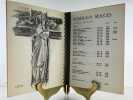 ETABLISSEMENTS NICOLAS. Liste des grands vins fins 1951 Sous le signe d'une vierge folle de la cath&eacute;drale de Strasbourg.. ETABLISSEMENTS NICOLAS. ...