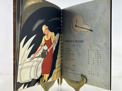 ETABLISSEMENTS NICOLAS. Liste des grands vins fins 1935. Dessins de Darcy