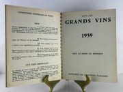 ETABLISSEMENTS NICOLAS. Liste des grands vins fins 1959 Sous le signe du Mexique. par ETABLISSEMENTS NICOLAS. Peintures de Christian CAILLARD - Image 2