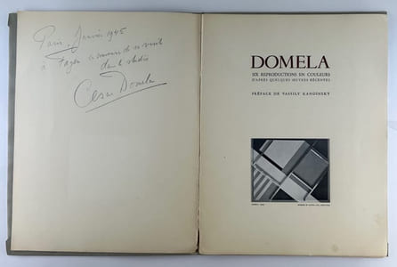 DOMELA. Six reproductions en couleurs d'après quelques oeuvres récentes.