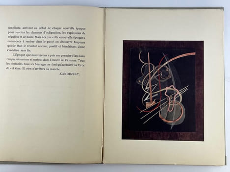 DOMELA. Six reproductions en couleurs d'après quelques oeuvres récentes.. César DOMELA. Vassily KANDINSKY