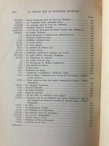 La vérité sur le Douanier Rousseau. Complet du second volume Addenda n°1