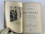 Contes et Nouvelles. Boule de suif - L'Héritage - Marroca - Histoire d'une fille de ferme - Mademoiselle Fifi - Le Retour - Deux amis - La Ficelle. Avec deux dessins de Jeanniot. Gravés à l'eau-forte par F. Massé.  par Guy de MAUPASSANT - Image 3