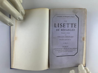 La Lisette de Béranger. Souvenirs intimes. Eau-forte par G. Staal.