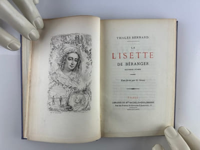 La Lisette de Béranger. Souvenirs intimes. Eau-forte par G. Staal.