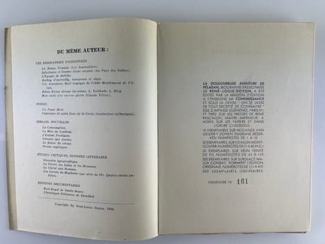 La Douloureuse Aventure de Peladan. Biographie passionnée. . René-Louis DOYON / Sâr Peladan