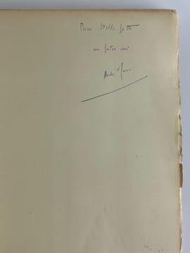 Patapoufs et Filifers. 75 dessins de Jean Bruller. Edition originale, comportant un envoi autographe signé d'André Maurois. . André MAUROIS - Jean ...