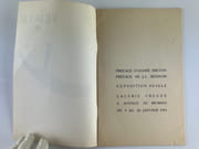 Exposition SEIGLE - Galerie Creuze du 5 au 20 janvier 1951. par SEIGLE (pseud. Henri Julien 1907-1995 et Nô Pin 1912-1998). Préface d'André Breton. Préface de Jean-Louis Bédouin. - Image 2