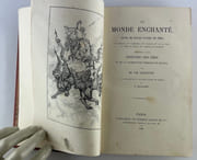 Le monde enchanté, choix de douze contes de fées. Précédé d'une histoire des fées et de la littérature féérique en France, par M. de Lescure. Ouvrage orné de 37gravures d'après les dessins de A. Gaillard. La Belle au Bois dormant. Cendrillon. Le Petit Poucet. L'Adroite Princesse. L'Oiseau Bleu. La Biche au Bois. La Chatte Blanche. Fleur d'Epine. La Bonne Femme. Cadichon. La Belle et la Bête. La Fée aux Nèfles. par Perrault, Mlle L'Héritier, Mme d'Aulnoy, Mlle de La Force, Le Comte de Caylus, Mme Leprince de Beaumont. Illustrations de A. GAILLARD - Image 5