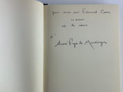 La marge. Envoi autographe signé "pour mon ami Edouard Caen / La marge / et le coeur d'APdM" par André Pieyre de MANDIARGUES - Image 1