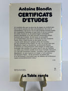 Certificats d'études.  par Antoine BLONDIN - Image 2