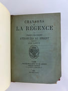 Chansons sur la Régence. Trois chansons attribuées au Régent publiées par Ach. Genty par Philippe, Duc d'Orléans / A. Genty - Image 1