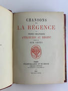 Chansons sur la Régence. Trois chansons attribuées au Régent publiées par Ach. Genty par Philippe, Duc d'Orléans / A. Genty - Image 3