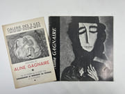 Catalogue d'exposition : Aline Gagnaire. Rétrospective. Espace Poisson d'Or de Lyon. 7 novembre / 7 décembre 1985. Texte de André Frédérique par Aline Gagnaire. Texte de André Frédérique, Pierre Delabre - Image 2